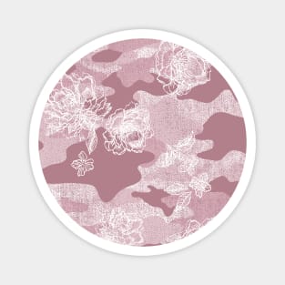 PINK PEONY CAMO Magnet